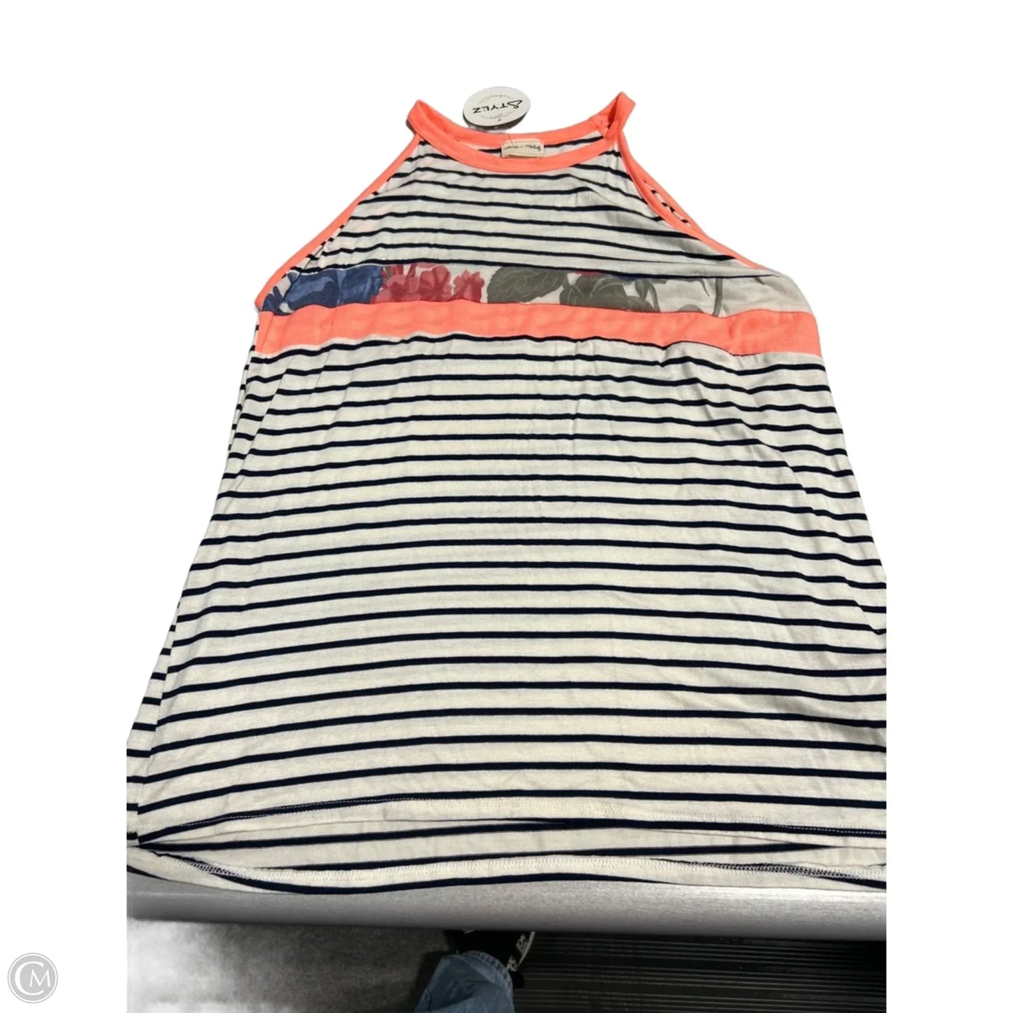 Tank Top By Lovely Melody In Striped Pattern, Size: L
