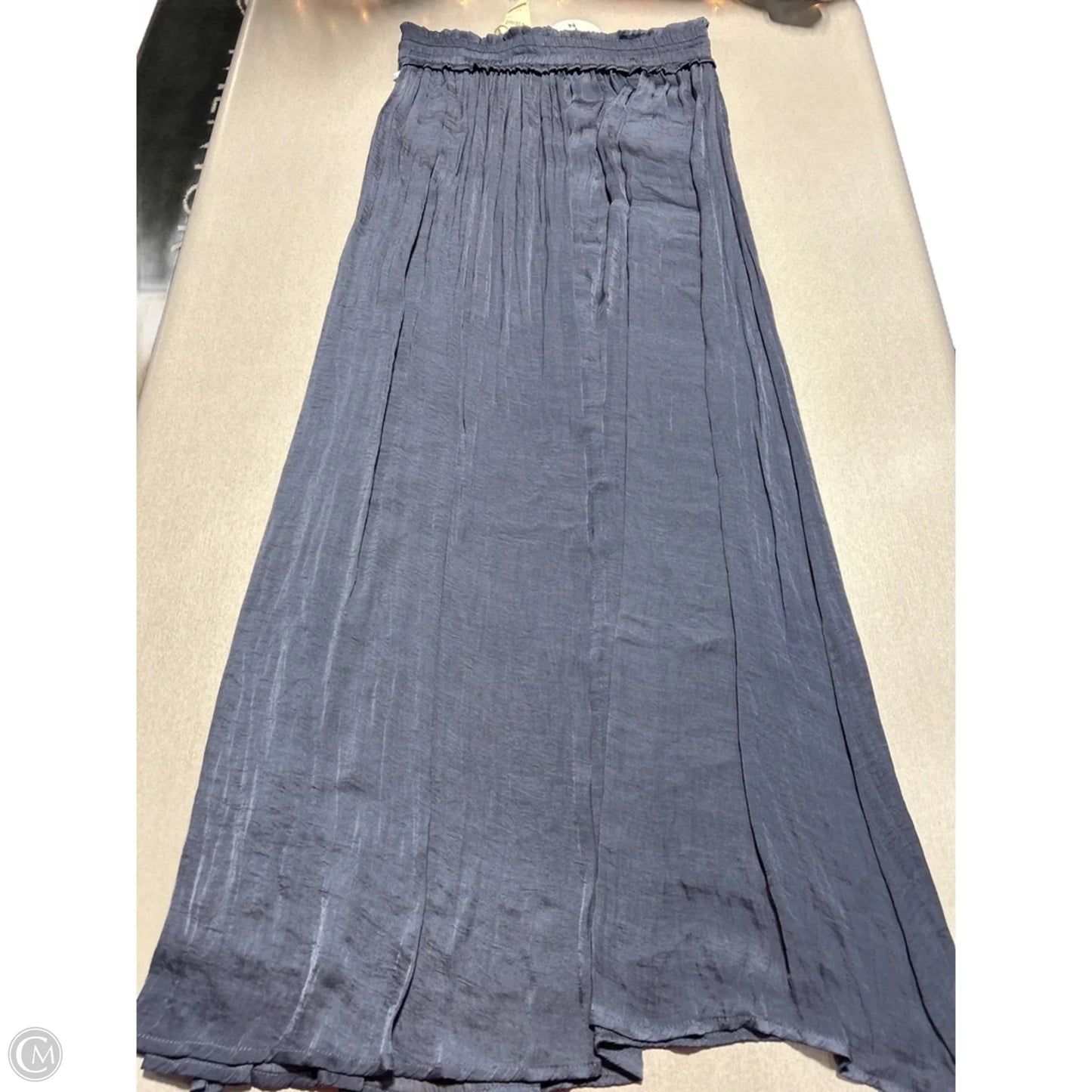 Skirt Maxi By Hem & Thread In Blue, Size: M