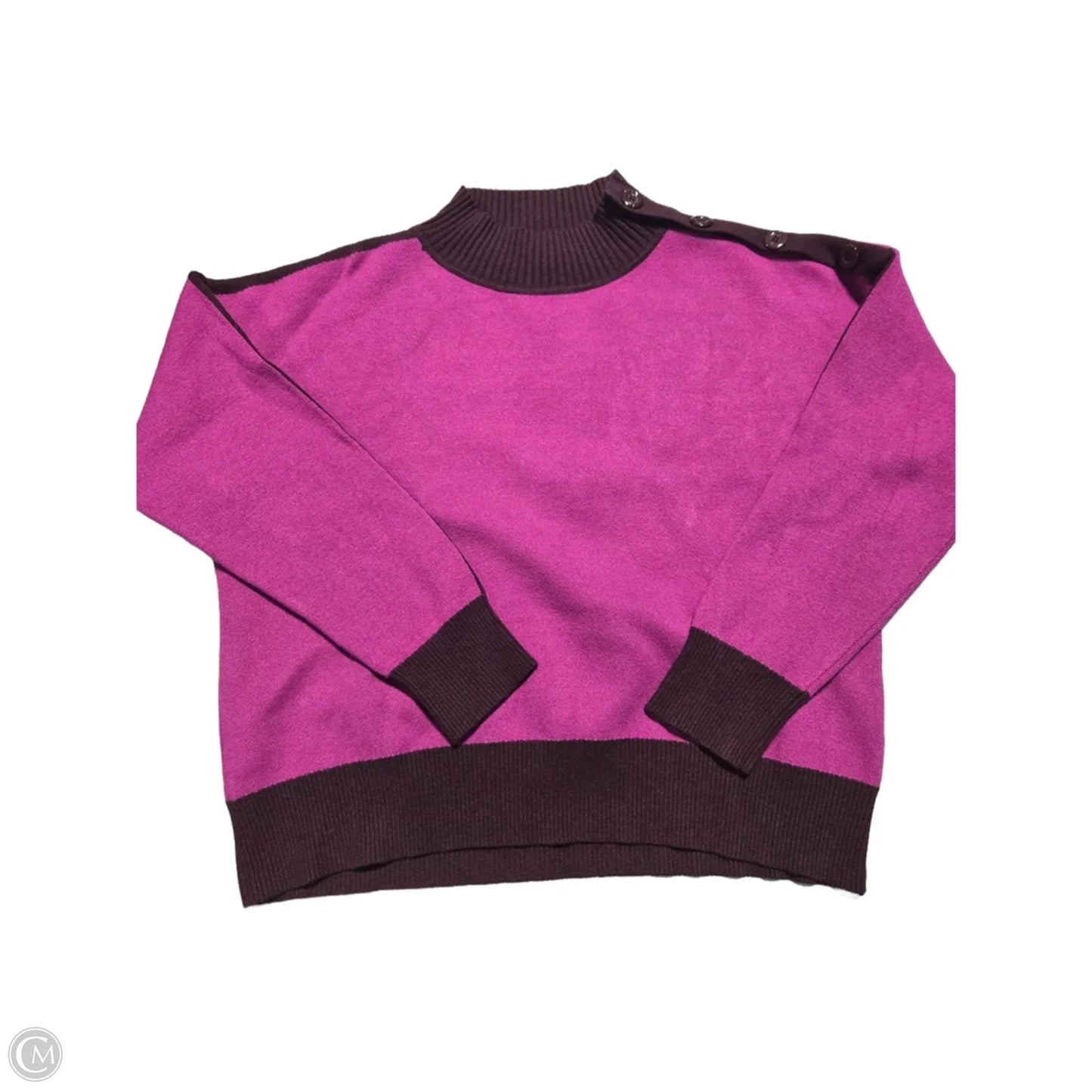 Sweater By Cynthia Rowley In Purple, Size: Xl