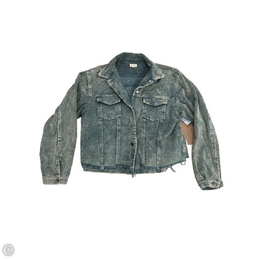 Top Long Sleeve By Pol In Green, Size: M