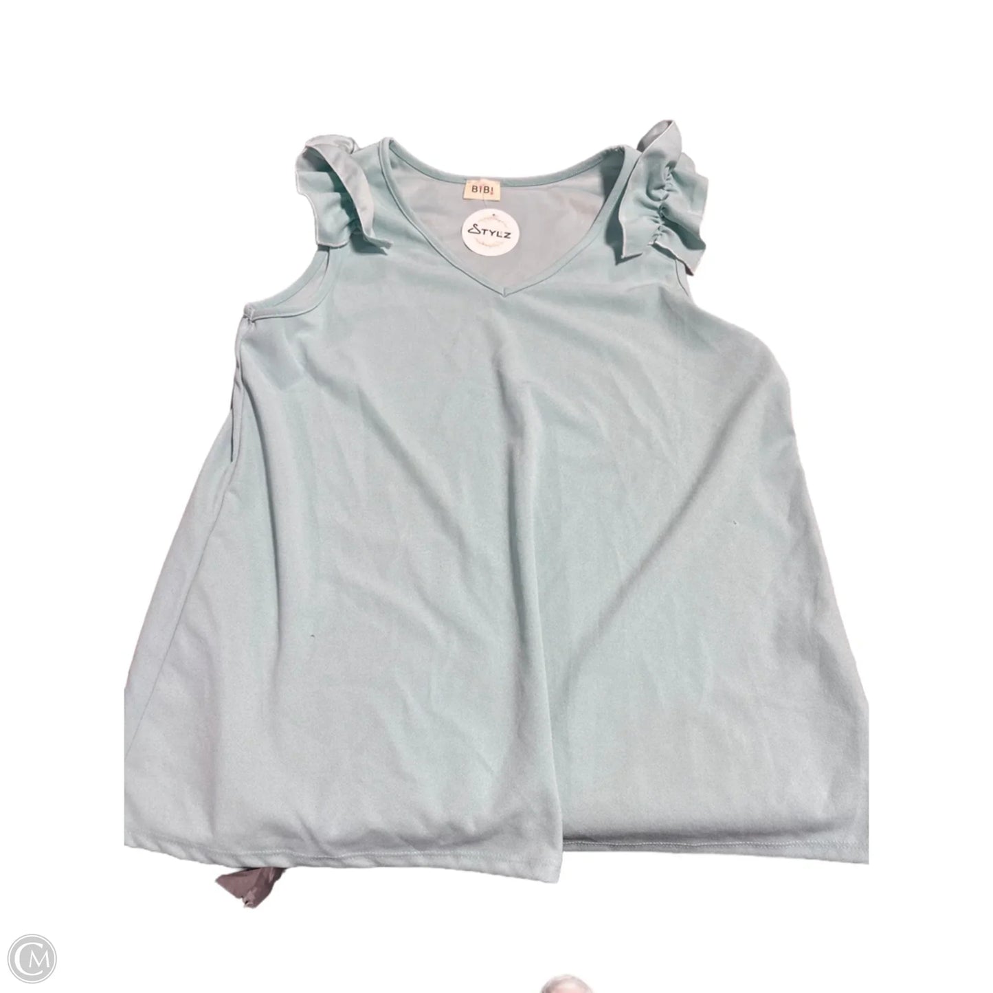 Tank Top By Bibi In Blue, Size: Xl