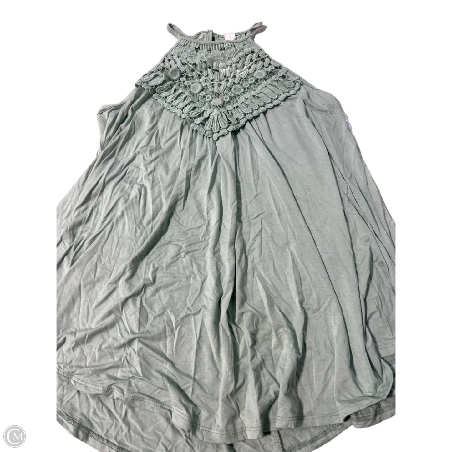 Tank Top By Cme In Green, Size: M
