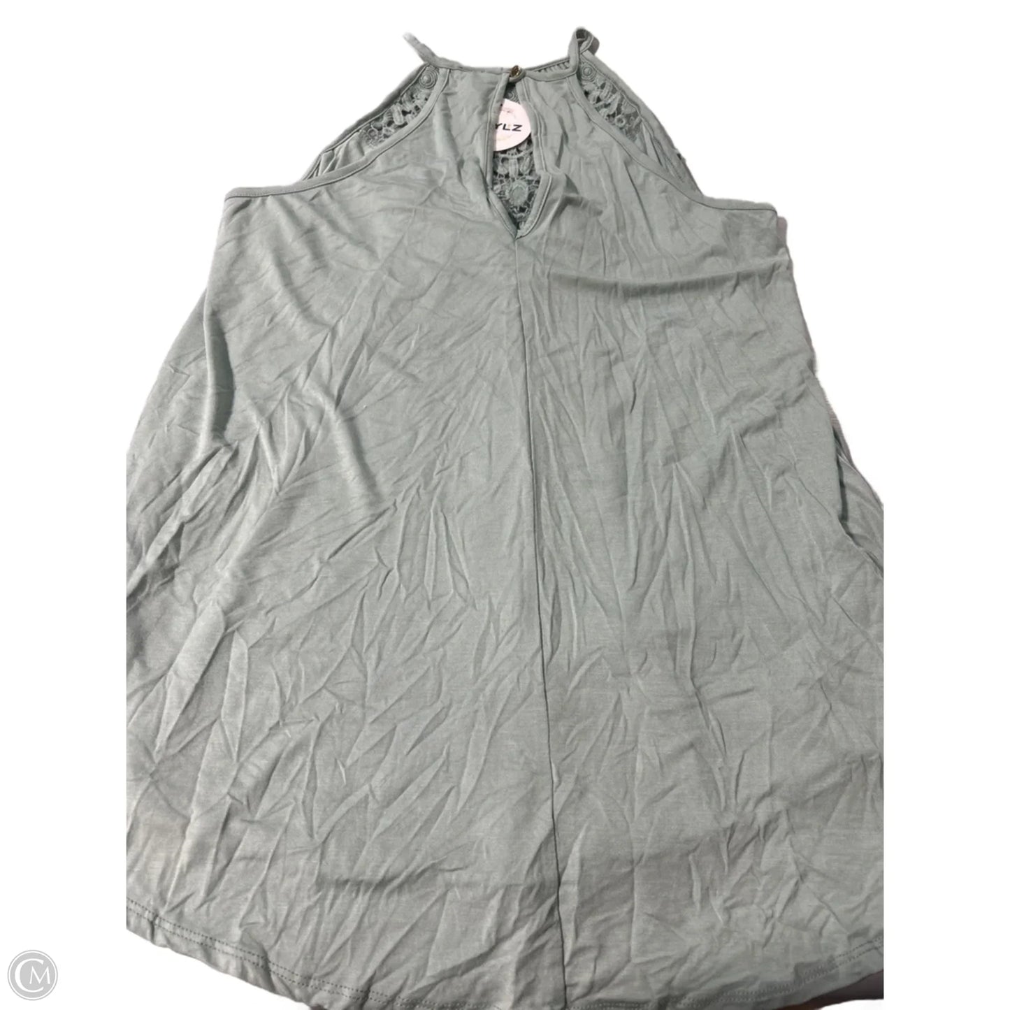 Tank Top By Cme In Green, Size: M
