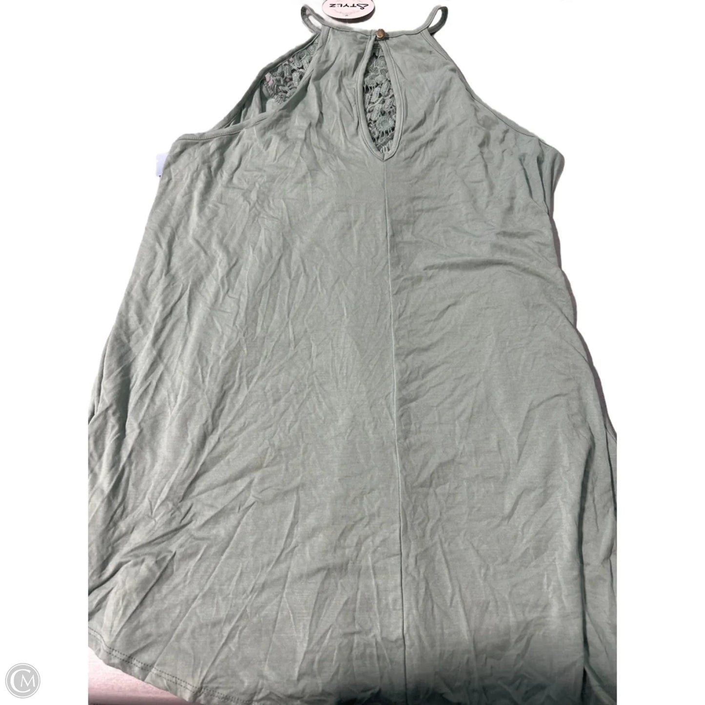 Tank Top By Cme In Green, Size: M