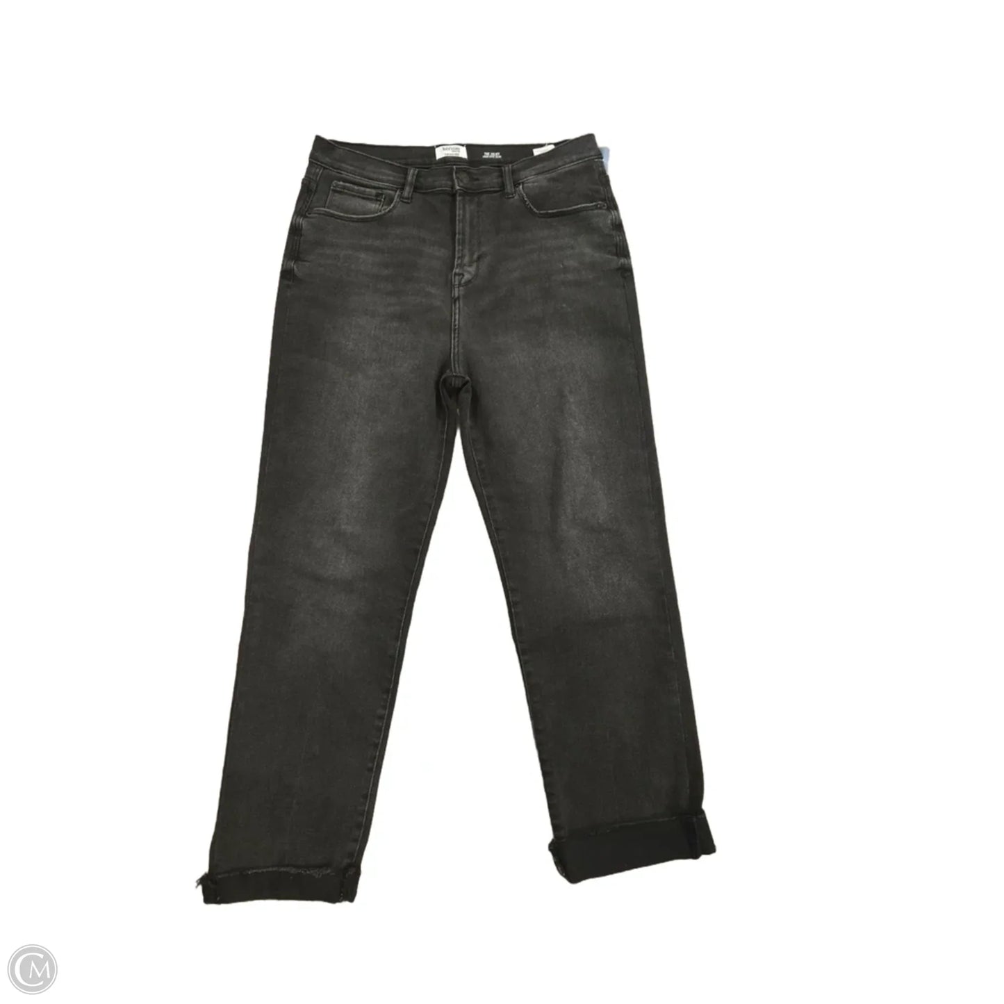 Jeans Straight By Kensie In Black Denim, Size: 12