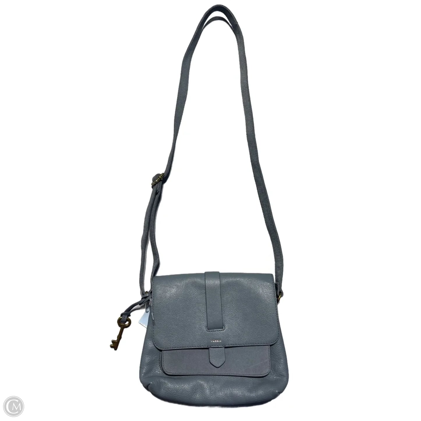 Crossbody Leather By Fossil, Size: Small