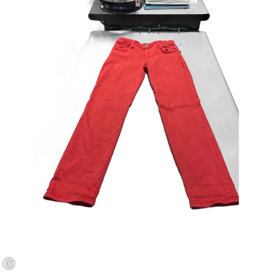 Jeans Skinny By Kut In Red Denim, Size: 4