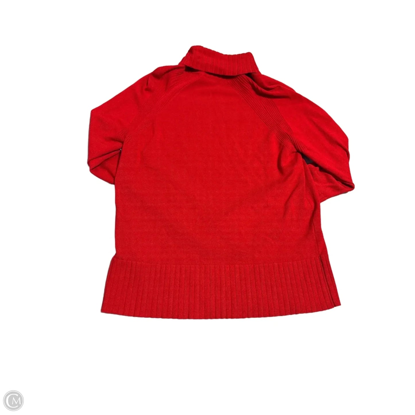 Top Long Sleeve By Tribal In Red, Size: M
