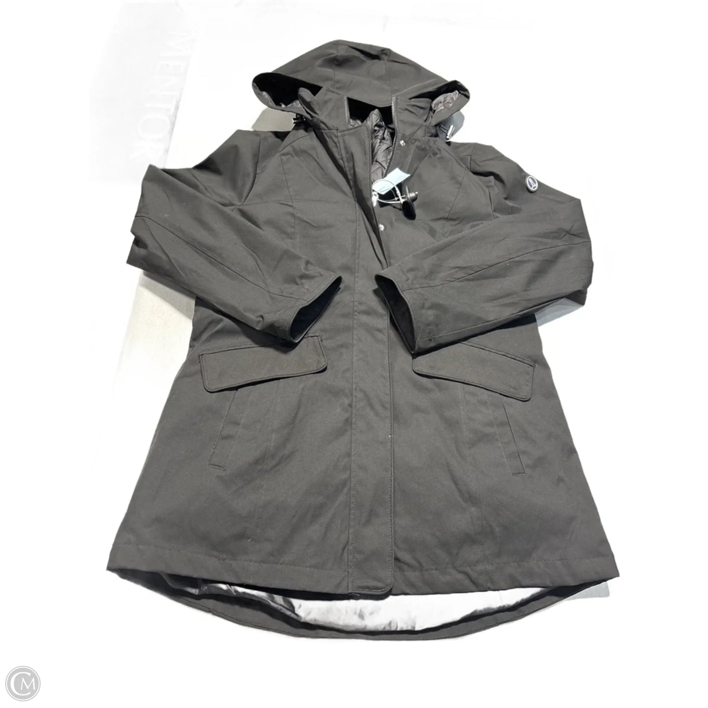 Coat Parka By Lands End In Black, Size: M