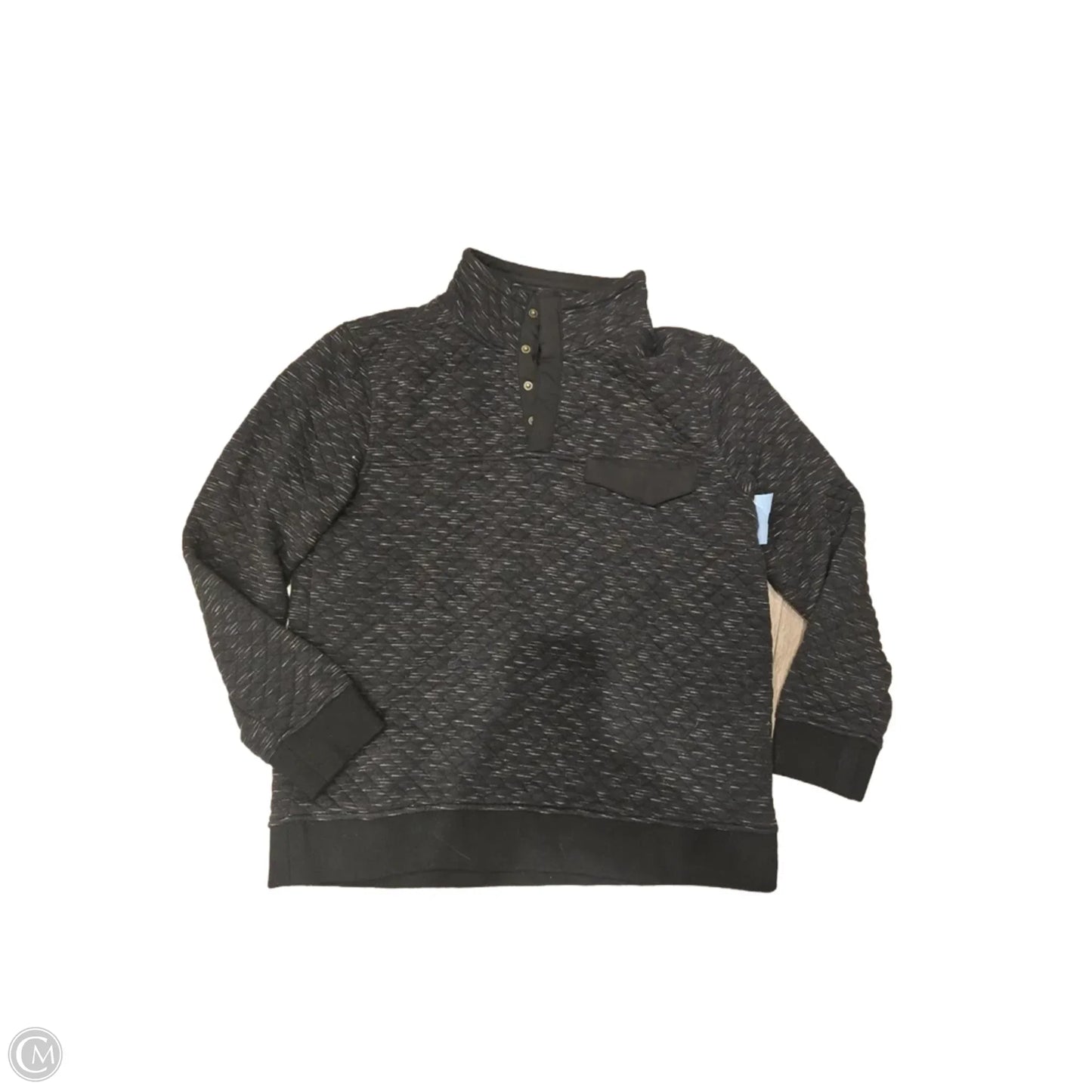 Top Long Sleeve By Entro In Black, Size: L