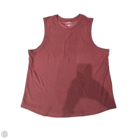 Tank Top By Banana Republic In Maroon, Size: M