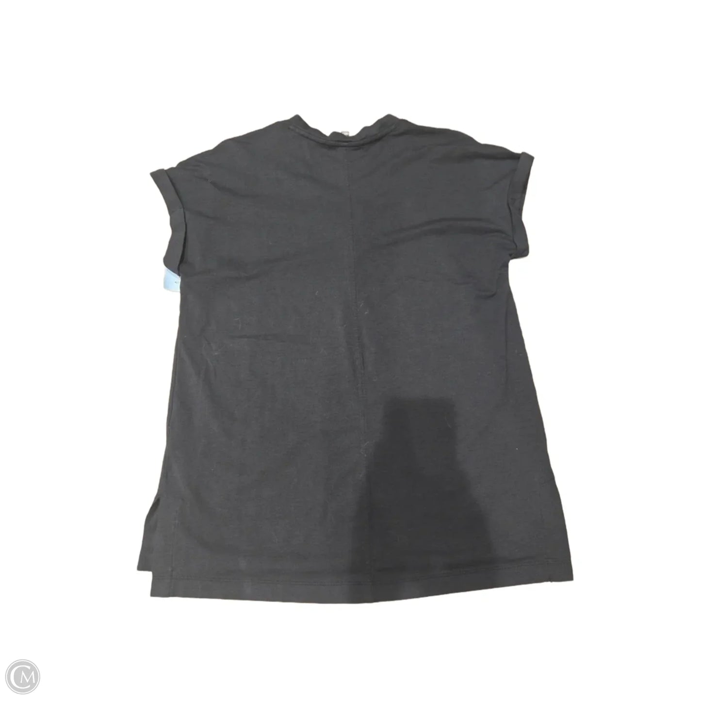 Top Short Sleeve Basic By Banana Republic In Black, Size: M