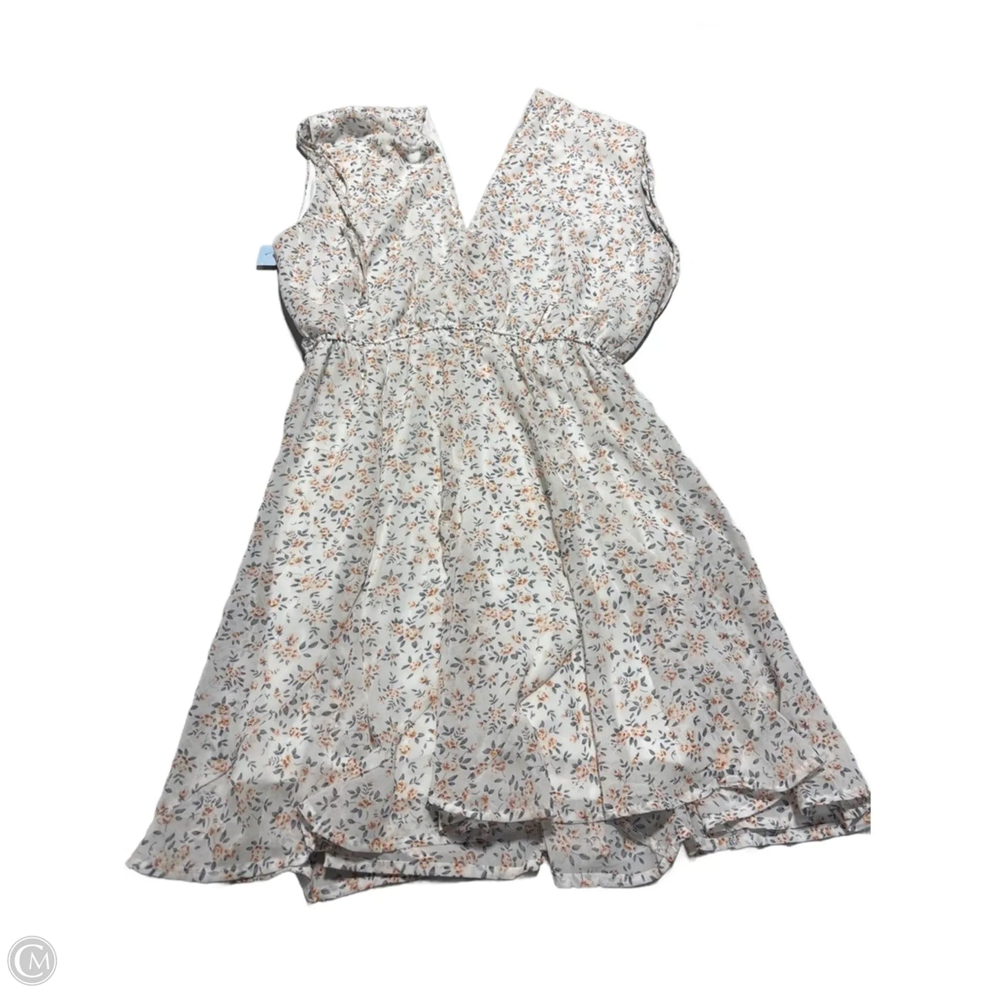 Dress Casual Short By She + Sky In Floral Print, Size: L