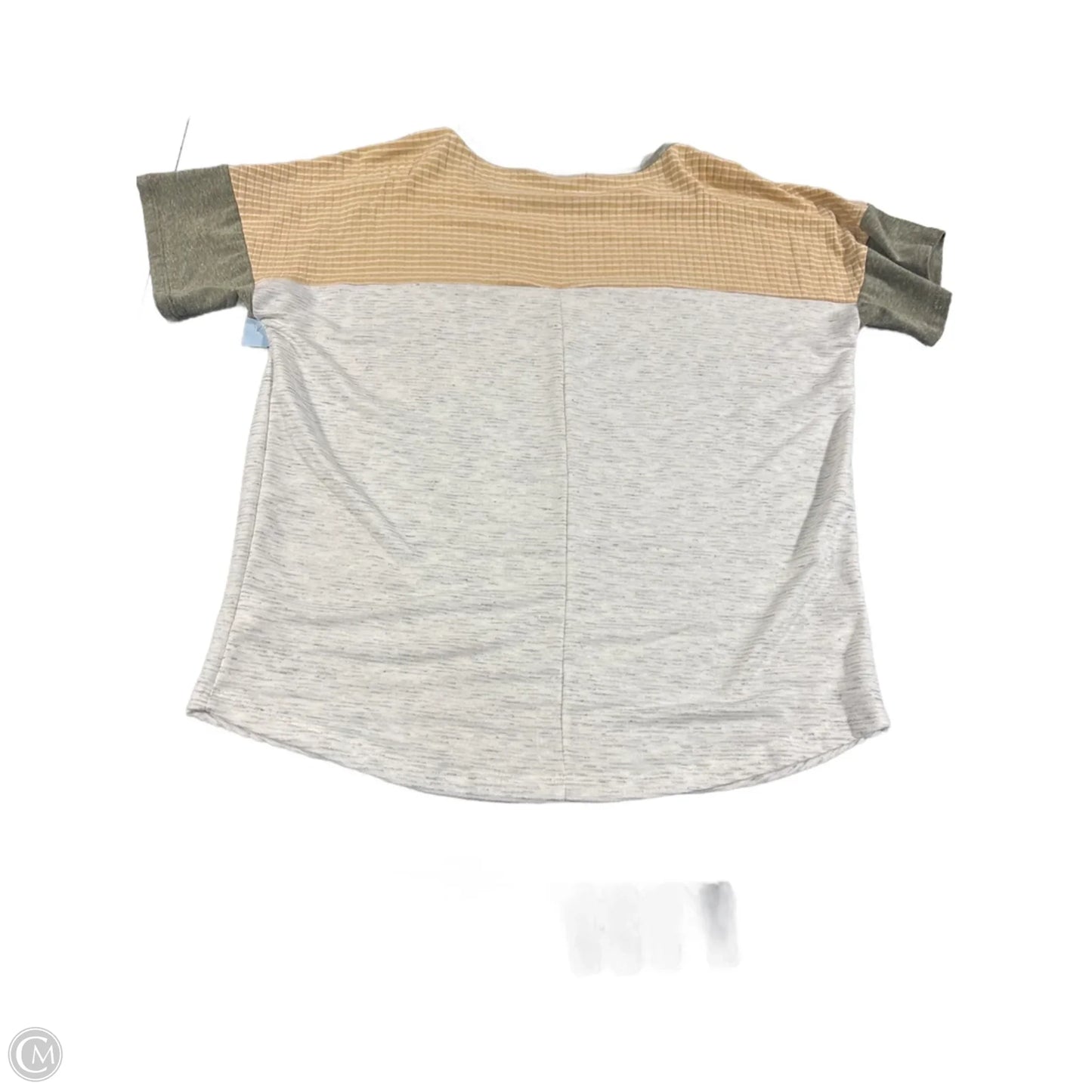 Top Short Sleeve Basic By Staccato In Grey, Size: L