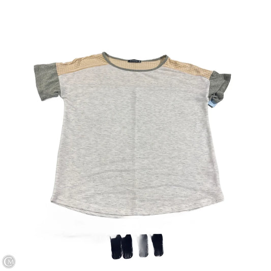 Top Short Sleeve Basic By Staccato In Grey, Size: S