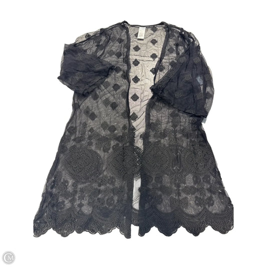 Shawl By Time And Tru In Black, Size: Osfm