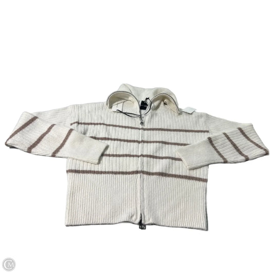 Sweater By Pink Rose In Brown & White, Size: Xs