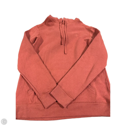 Sweatshirt Hoodie By Champion In Red, Size: S