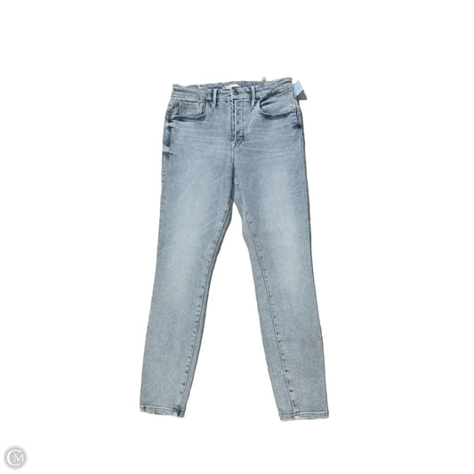 Jeans Skinny By Good American In Blue Denim, Size: 8