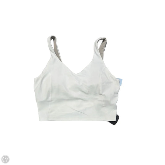 Athletic Tank Top By Lululemon In White, Size: 12