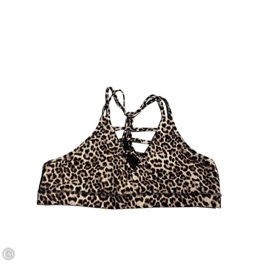 Athletic Bra By Zyia In Animal Print, Size: L
