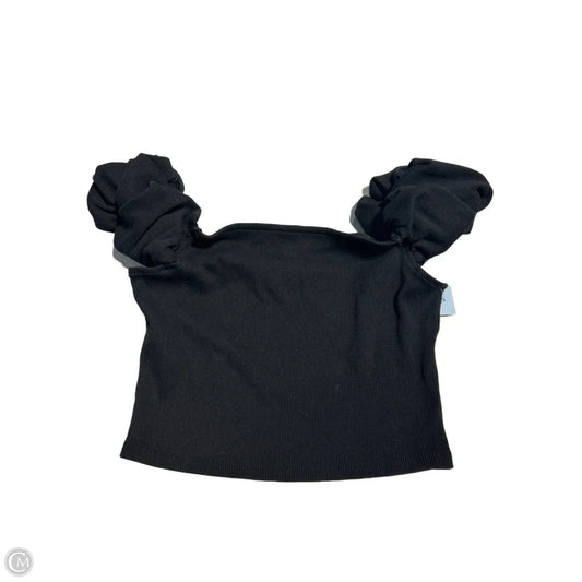 Top Short Sleeve By Divided In Black, Size: M