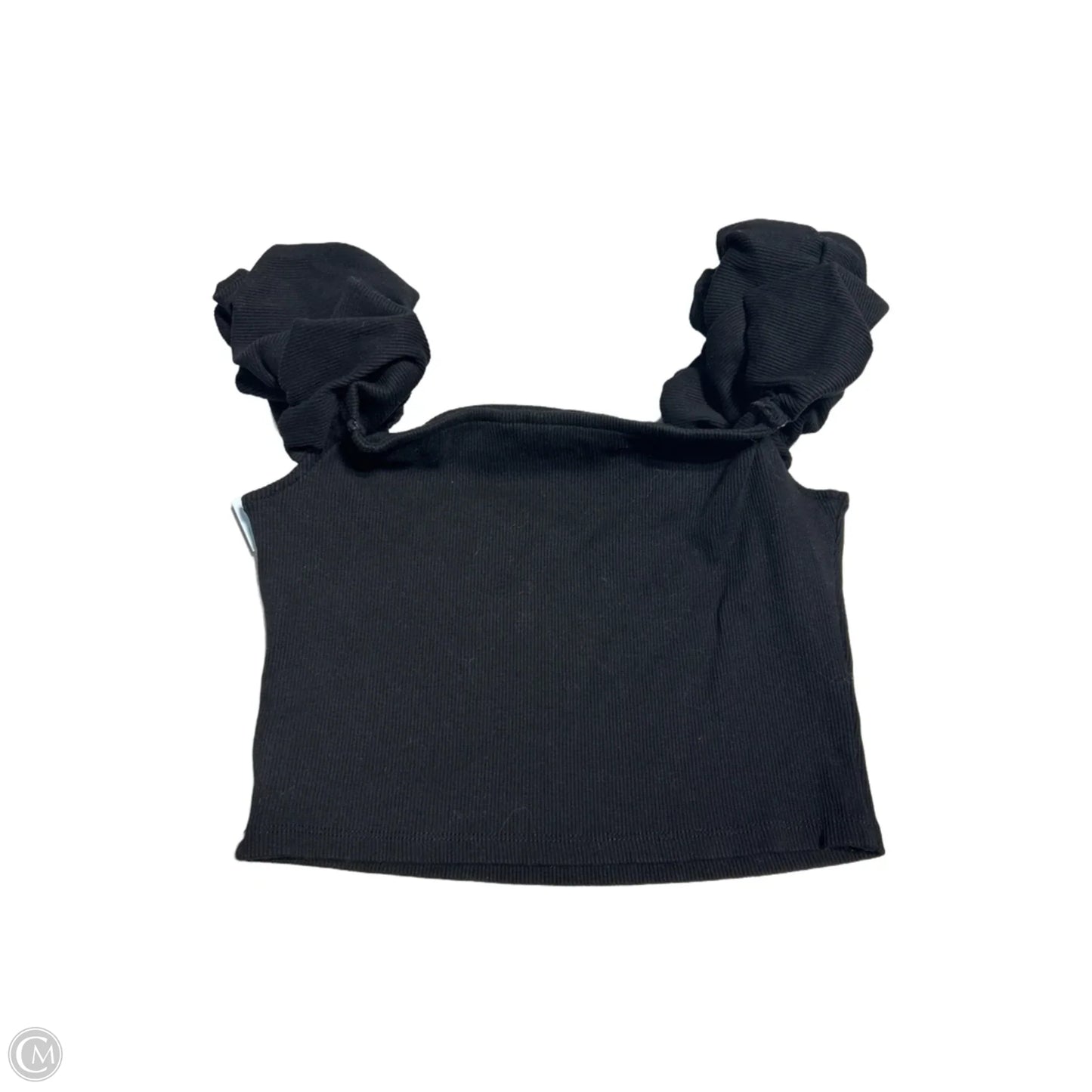 Top Short Sleeve By Divided In Black, Size: M