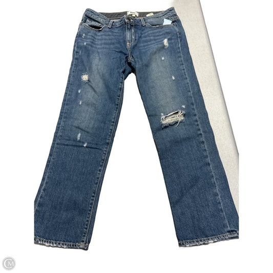 Jeans Straight By Paige In Blue Denim, Size: 8