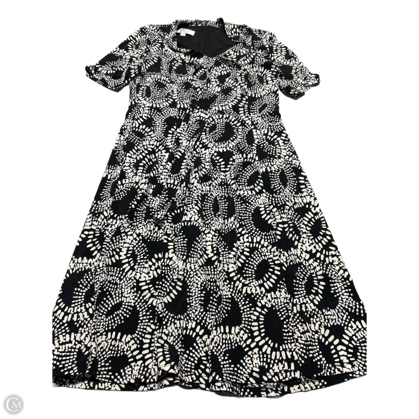 Dress Casual Short By Kasper In Black & White, Size: M
