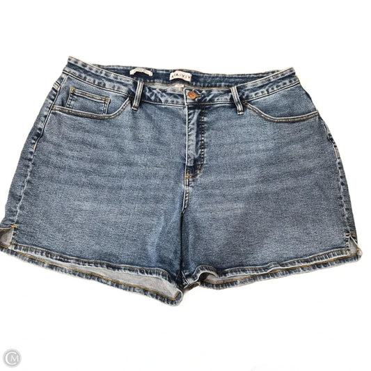 Shorts By Ava & Viv In Blue Denim, Size: 20