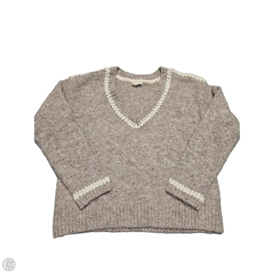 Sweater By Hem & Thread In Tan, Size: S