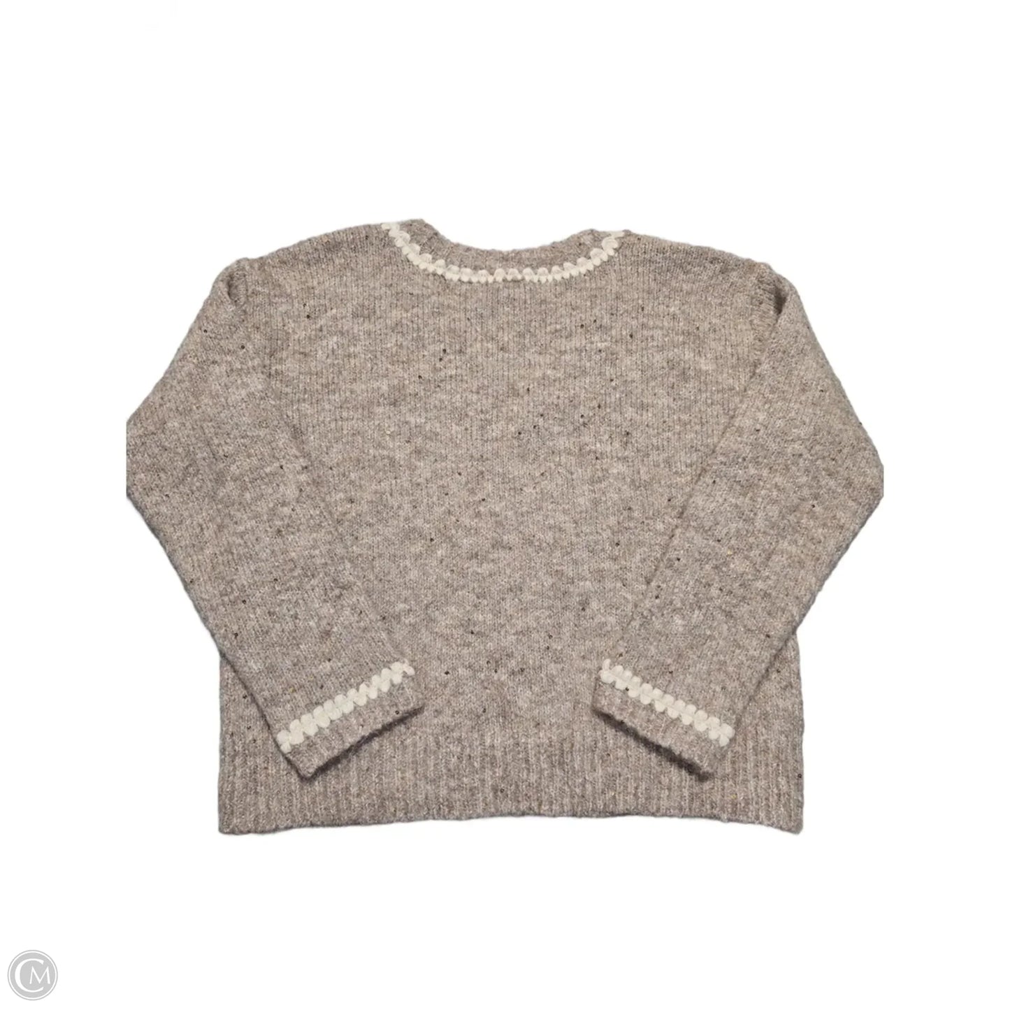 Sweater By Hem & Thread In Tan, Size: S