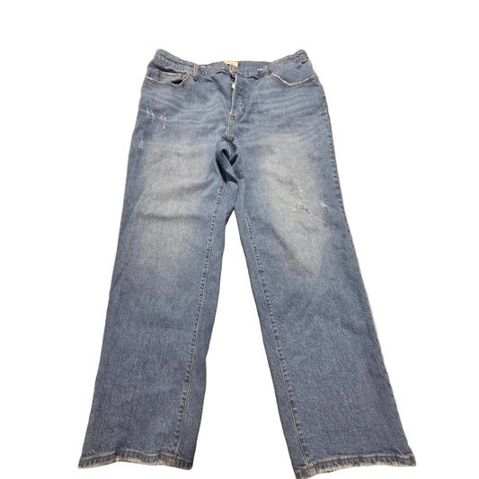 Jeans Straight By Universal Thread In Blue Denim, Size: 20