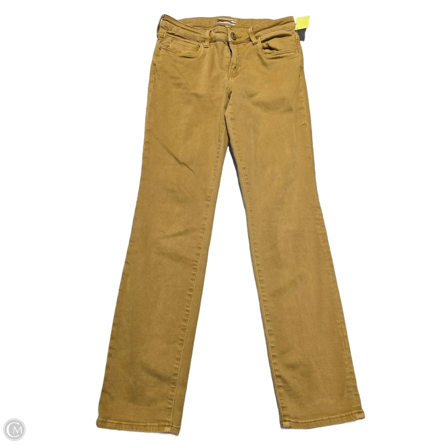 Jeans Straight By Kut In Tan Denim, Size: 6