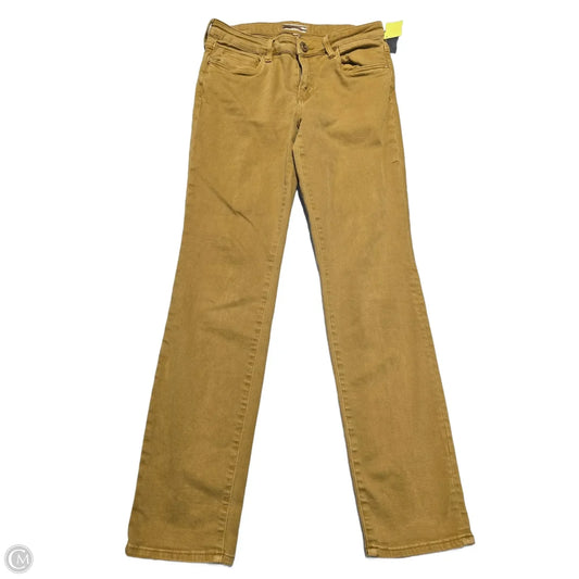 Jeans Straight By Kut In Tan Denim, Size: 6