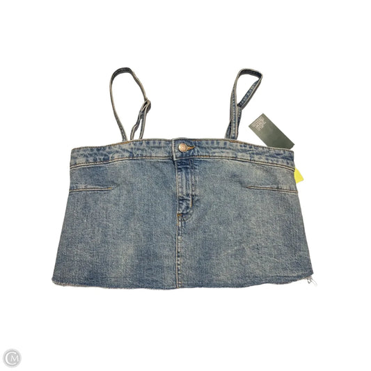 Tank Top By Wild Fable In Blue Denim, Size: S