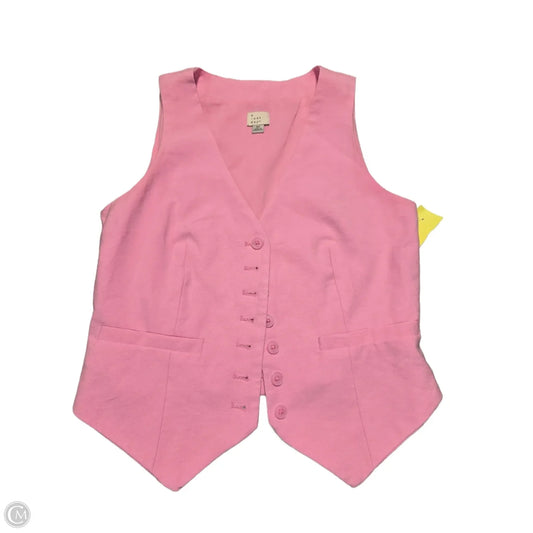 Vest Other By A New Day In Pink, Size: Xs