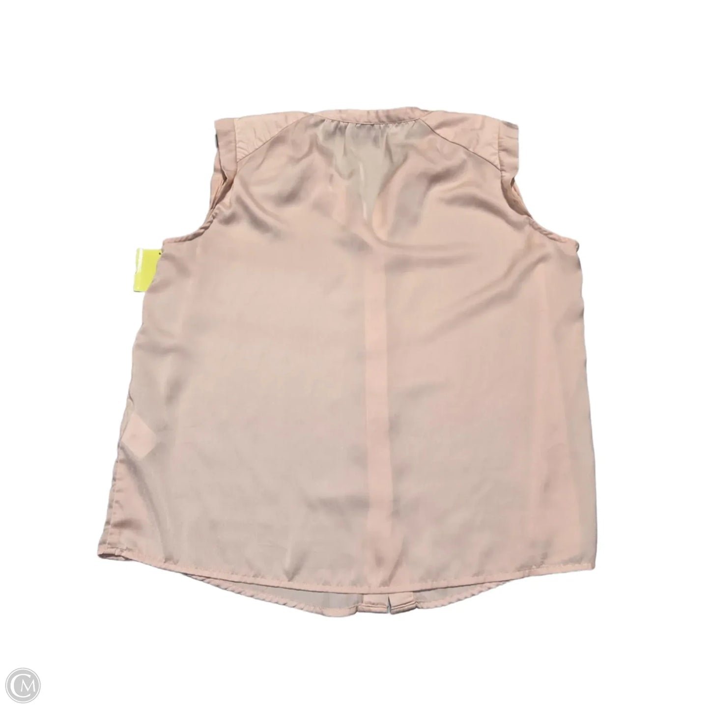 Top Sleeveless By Yest In Peach, Size: S