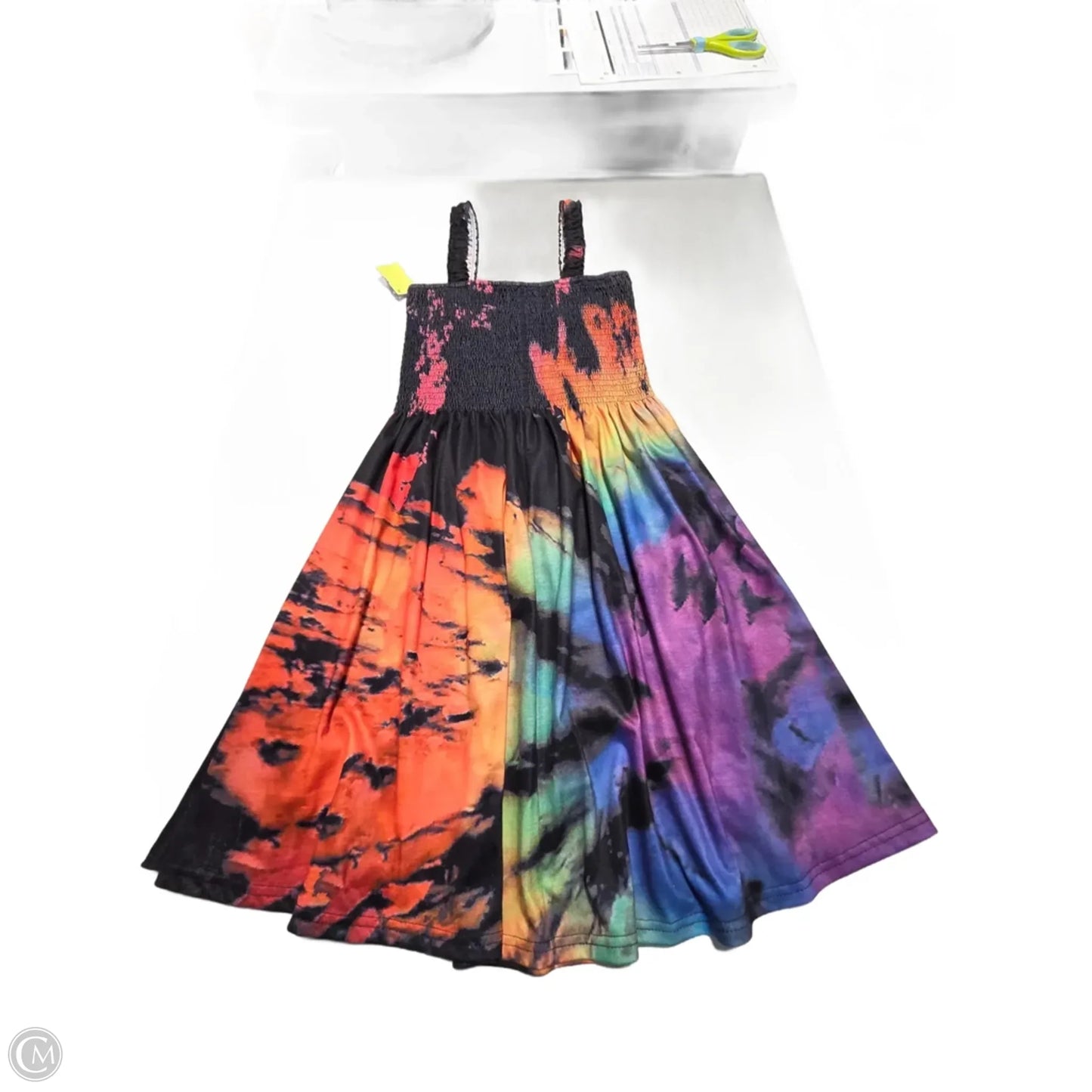 Dress Casual Short By Cmc In Tie Dye Print, Size: M
