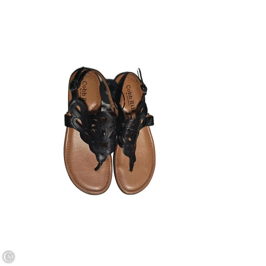 Sandals Flip Flops By Cobb Hill In Black, Size: 8