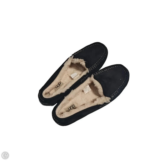 Slippers Designer By Ugg In Black, Size: 8