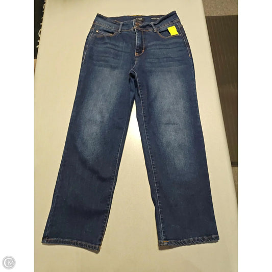 Jeans Skinny By Curve Appeal In Blue Denim, Size: 8