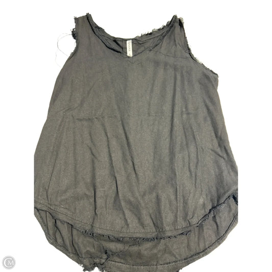 Tank Top By Zenana In Black, Size: L