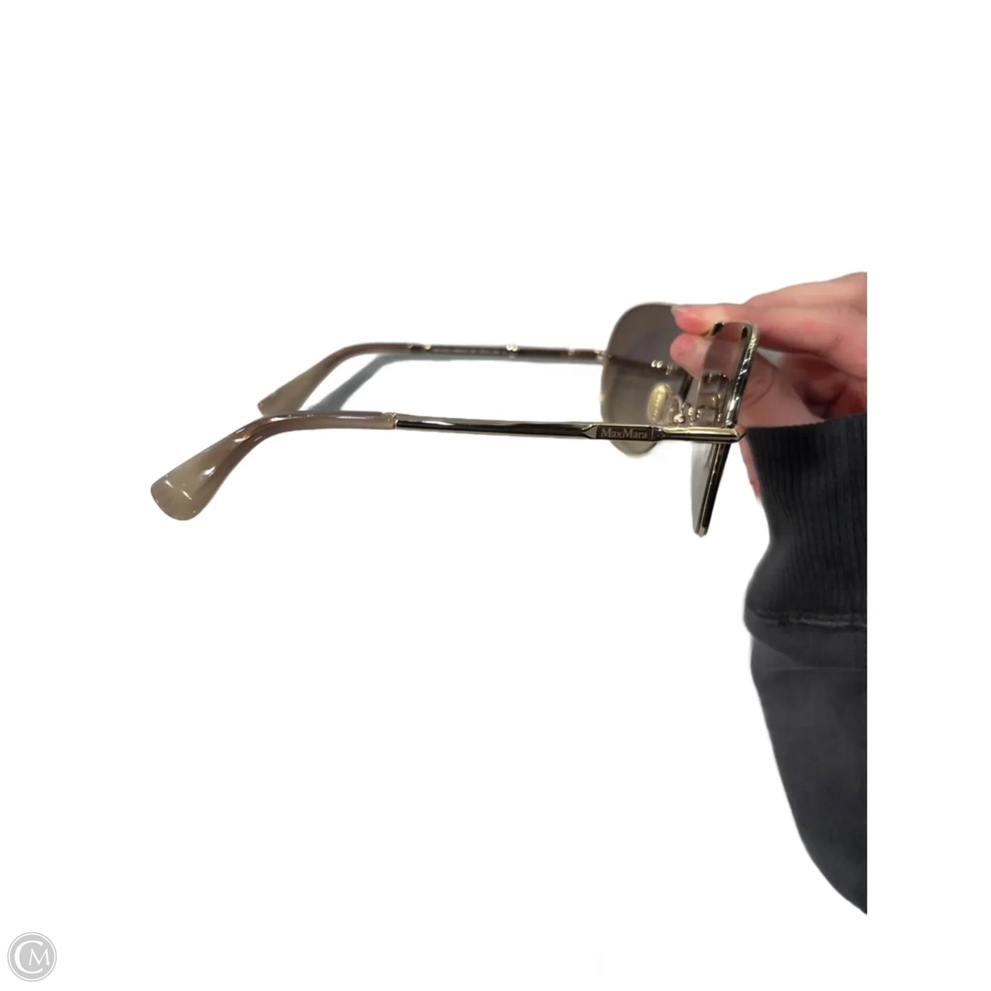 Sunglasses Designer By Max Mara, Size: Medium