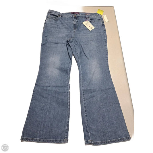 Jeans Boot Cut By Gloria Vanderbilt In Blue Denim, Size: 16