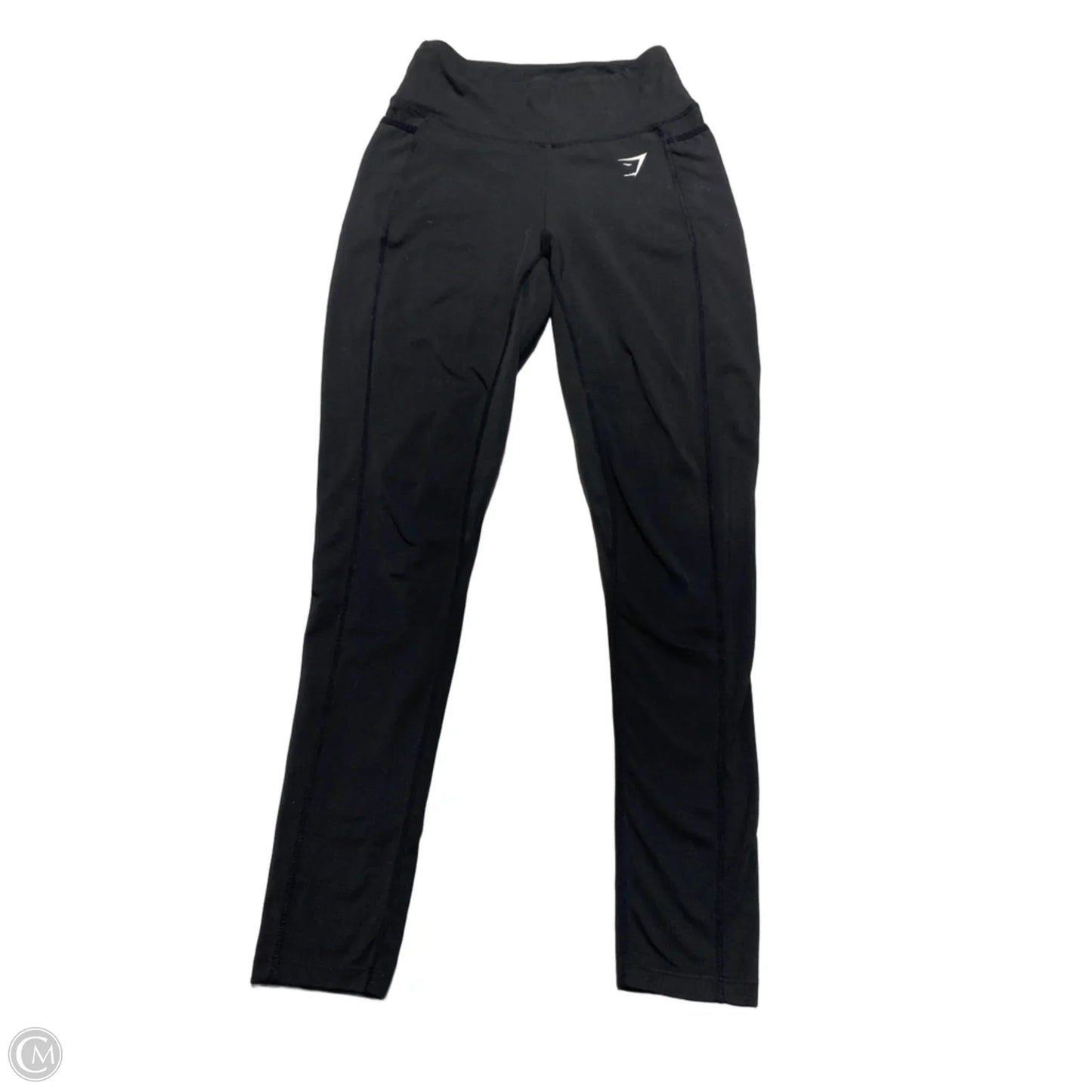 Athletic Leggings By Gym Shark In Black, Size: M