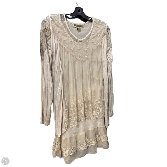 Dress Casual Short By Cme In Tan, Size: S