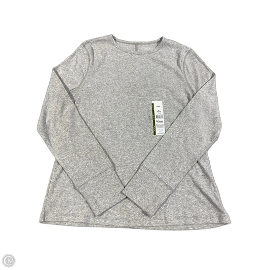 Top Long Sleeve Basic By Time And Tru In Grey, Size: Xl