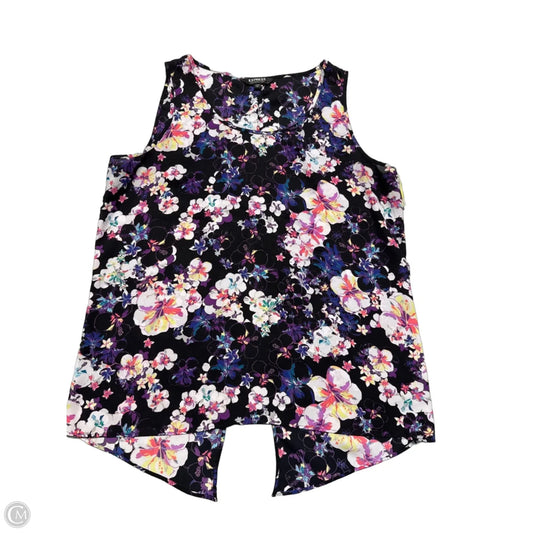 Tank Top By Express In Floral Print, Size: L