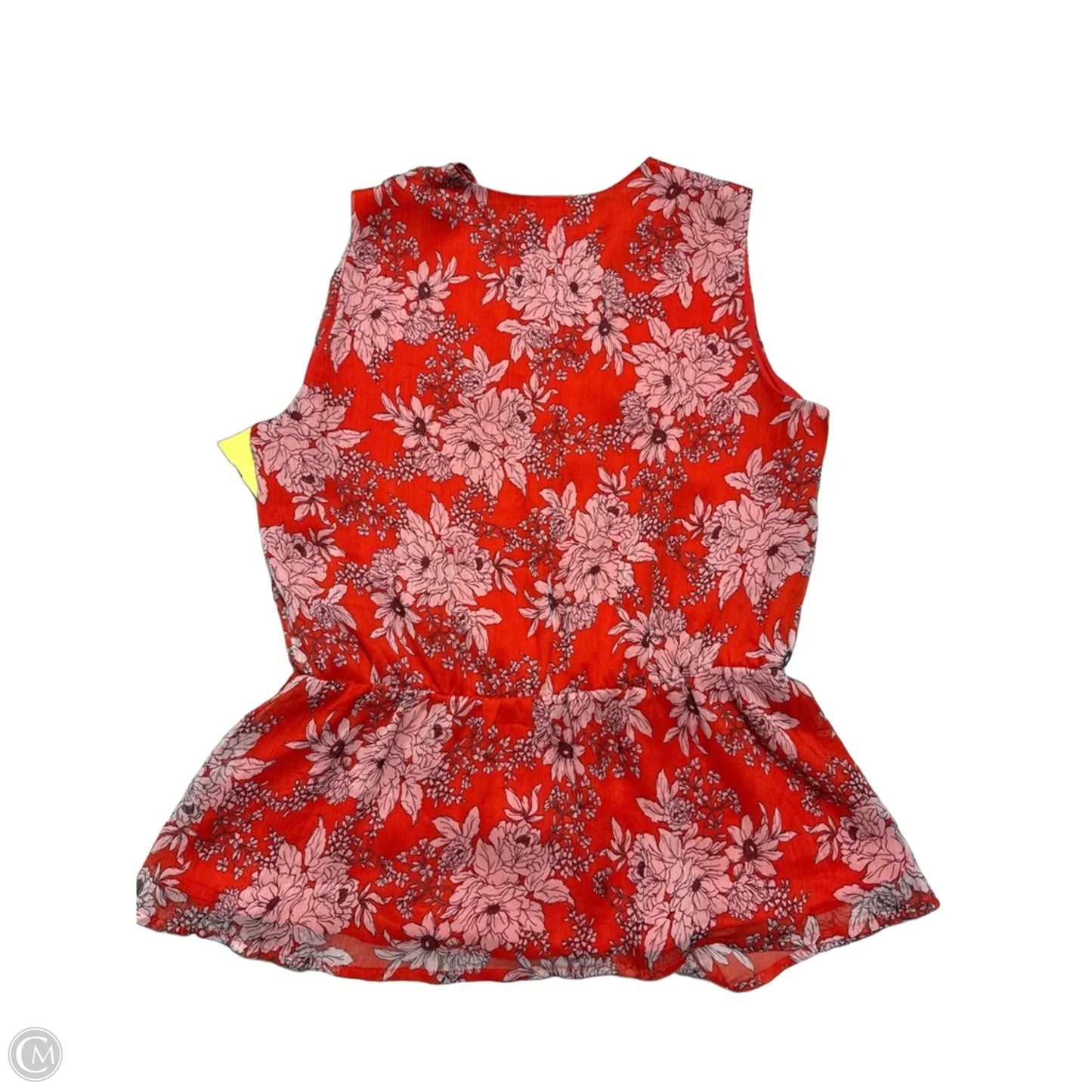 Blouse Sleeveless By Vince Camuto In Red, Size: S
